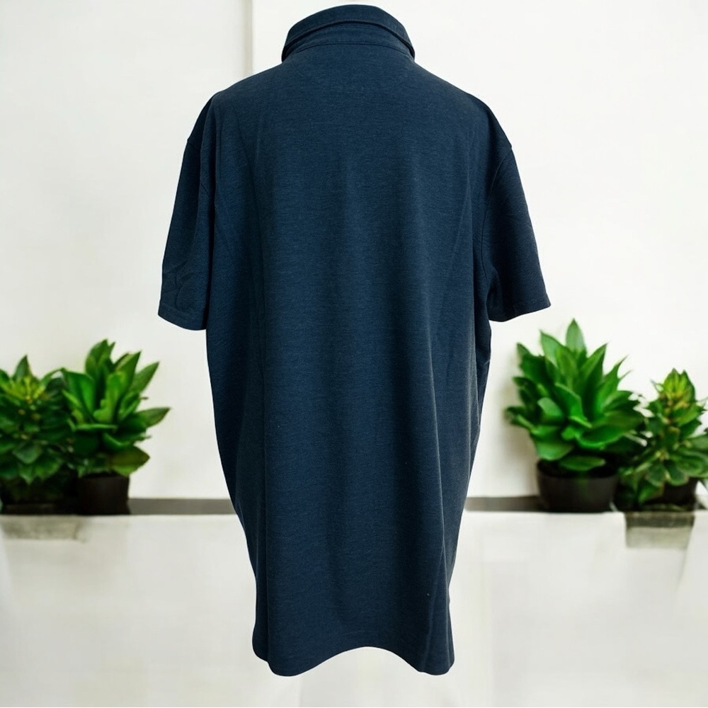 Banana Republic Performance Pique Blue Polo Shirt Classic - XL - Picture 2 of 4